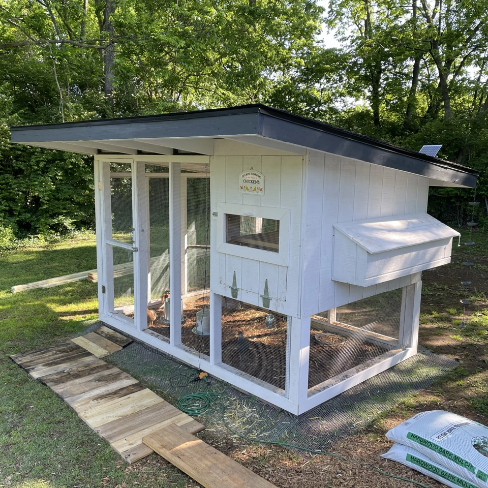 Covered Run Chicken Coop Plans